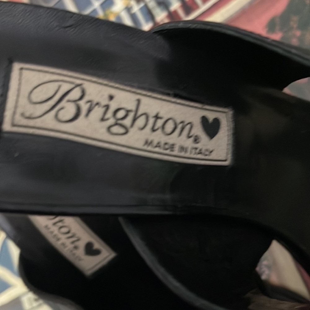 Brighton “Ryan” black leather sandals - Picture 3 of 11
